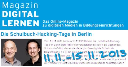 Schulbuch-Hacking-Tage in Berlin